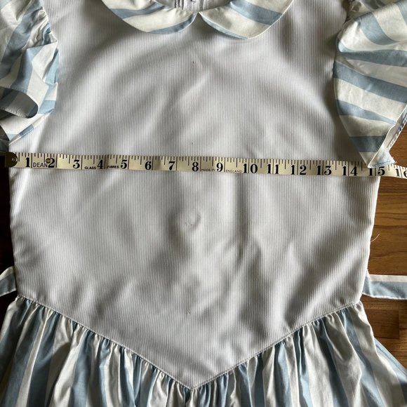 1980s Vintage girl’s dress by Canadian designer Elen Henderson. Girls size 12. - Picture 4 of 11